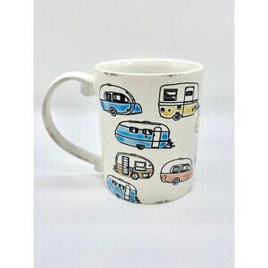 Spectrum Designz "Happy Trails" camper  design ceramic coffee mug cup